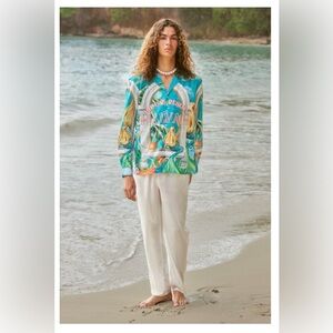 Colorful Hawaii Print Shirt